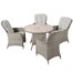 Hartman Eton 4 Seat Round Outdoor Garden Furniture Dining SetAlternative Image2
