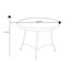 Hartman Eton 4 Seat Round Outdoor Garden Furniture Dining Set Alternative Image