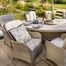 Hartman Eton 8 Seat Elliptical Outdoor Garden Furniture Dining Set Alternative Image