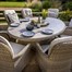 Hartman Eton 8 Seat Elliptical Outdoor Garden Furniture Dining Set Alternative Image