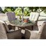 Hartman Heritage Beech 4 Seat Round Outdoor Garden Furniture Dining Set (711183)Alternative Image3