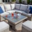 Hartman Heritage Beech Square Casual Set Outdoor Garden Furniture Dining Set With Adjustable TableAlternative Image1