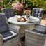 Hartman Heritage Tuscan 4 Seat Round Outdoor Garden Furniture Dining SetAlternative Image1