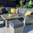 Hartman Heritage Tuscan Square Casual Outdoor Garden Dining Set with Adjustable TableAlternative Image1