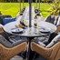 Hartman Rayo 4 Seat Round Outdoor Garden Furniture Dining SetAlternative Image1