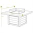 Hartman Sorrento Square Casual Outdoor Garden Furniture Dining Set with Gas FirepitAlternative Image6