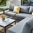 Hartman Vienna Square Corner Outdoor Garden Lounge Set with Integrated LoungerAlternative Image1