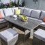 Hartman Westbury Rectangular Corner Outdoor Garden Furniture Casual Dining Set in BeechAlternative Image1