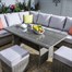 Hartman Westbury Rectangular Corner Outdoor Garden Furniture Casual Dining Set in Beech Alternative Image