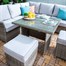 Hartman Westbury Square Casual Outdoor Garden Furniture Dining Set in BeechAlternative Image3