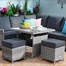 Hartman Westbury Square Casual Outdoor Garden Furniture Dining Set in GreyAlternative Image2