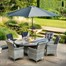 Hartman Heritage Tuscan 6 Seat Elliptical Outdoor Garden Furniture Dining SetAlternative Image1