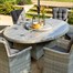 Hartman Heritage Tuscan 6 Seat Elliptical Outdoor Garden Furniture Dining SetAlternative Image4