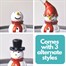 Hydria Water Feature Collectible Fountin Head - Christmas Snowman - Direct Dispatch (P-541010)Alternative Image3