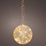 Kaemingk 19cm Clear Bauble LED Light Up Hanging Christmas Ornament (9480033) Alternative Image
