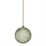 Kaemingk 20cm Micro LED Light Up Hanging Green Christmas Globe (9487598) Alternative Image
