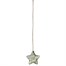 Kaemingk 20cm Micro LED Light Up Hanging Green Christmas Star (9487599) Alternative Image