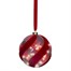 Kaemingk 20cm Micro LED Light Up Hanging Red Christmas Globe (9489444) Alternative Image
