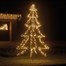 Kaemingk 300cm LED Light Up Christmas Tree Shape with 600 Warm White LEDs (500105) Alternative Image