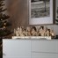 Konstsmide Light Up Wooden Christmas Candle Village Silhouette With 18 Warm White LEDs (3250-100EE) Alternative Image