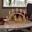 Konstsmide Light Up Wooden Christmas Silhouette With 7 Candles & 21 Warm White LEDs (3254-100EE) Alternative Image