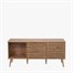 Larvik Natural Ecalyptus Wood 2 Door 2 Drawer Sideboard Interior Furniture Unit Alternative Image