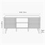 Larvik Natural Ecalyptus Wood 2 Door 2 Drawer Sideboard Interior Furniture Unit Alternative Image