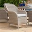 Leisuregrow Monte Carlo Sand 6 Seat Dining Outdoor Garden Furniture Set Alternative Image