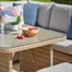 Leisuregrow Monte Carlo Sand Compact Dining Modular Outdoor Garden Furniture Set Alternative Image