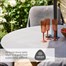 Leisuregrow Peru 4 Seat Round Outdoor Garden Furniture Dining Set Alternative Image