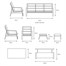 Leisuregrow Seville Lounge Outdoor Garden Furniture Dining Set (SVL/SET1)Alternative Image3