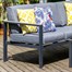 LeisureGrow Turin Modular Outdoor Garden Furniture Lounge Set (TIN/SET4)Alternative Image2