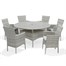 Lifestyle Garden Aruba 6 Seat Outdoor Garden Furniture Dining SetAlternative Image4