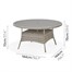 Lifestyle Garden Aruba 6 Seat Outdoor Garden Furniture Dining SetAlternative Image5