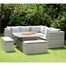 Lifestyle Garden Aruba Casual Corner Outdoor Garden Furniture Dining Bench SetAlternative Image1