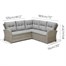 Lifestyle Garden Aruba Lite Square Corner Casual Outdoor Garden Furniture Set Alternative Image