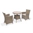 Lifestyle Garden Bermuda Beige 2 Seat Bistro Outdoor Garden Furniture SetAlternative Image3