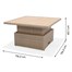 Lifestyle Garden Bermuda Beige Casual Corner Outdoor Garden Furniture Dining Bench SetAlternative Image6