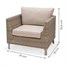 Lifestyle Garden Bermuda Beige Casual Corner Outdoor Garden Furniture Dining Chair SetAlternative Image3