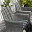 Lifestyle Garden Bermuda Grey 6 Seat Oval Outdoor Garden Furniture Dining SetAlternative Image1