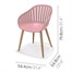 Lifestyle Garden Nassau 2 Seat Bistro Outdoor Garden Furniture Set PeonyAlternative Image4