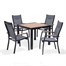 Lifestyle Garden Panama 4 Seat Outdoor Garden Furniture Dining SetAlternative Image4