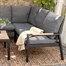 Lifestyle Garden Panama Square Corner Outdoor Garden Furniture Sofa Set Alternative Image