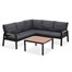 Lifestyle Garden Panama Square Corner Outdoor Garden Furniture Sofa Set Alternative Image