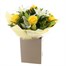 White Lilies & Yellow Roses Cut Flower Hand Tied BouquetAlternative Image3