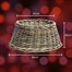 Longacres Woven Wicker Round Christmas Tree Skirt - Natural Alternative Image