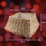 Longacres Woven Wicker Square Christmas Tree Skirt - Natural Alternative Image