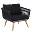 Mica Mundo Outdoor Garden Furniture Sofa Coffee Set Black (1085848)Alternative Image1