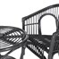 Mica Zambia Outdoor Garden Furniture Bistro Set Black (1110435)Alternative Image1