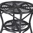 Mica Zambia Outdoor Garden Furniture Bistro Set Black (1110435)Alternative Image2